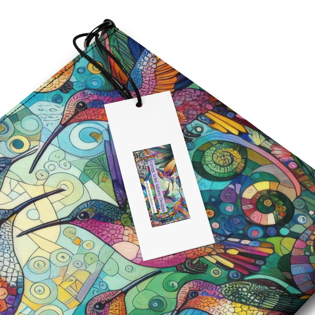 Hummingbird Kaleidoscope Crossbody bag - Gregg Acini Adoree Designs - Handbag