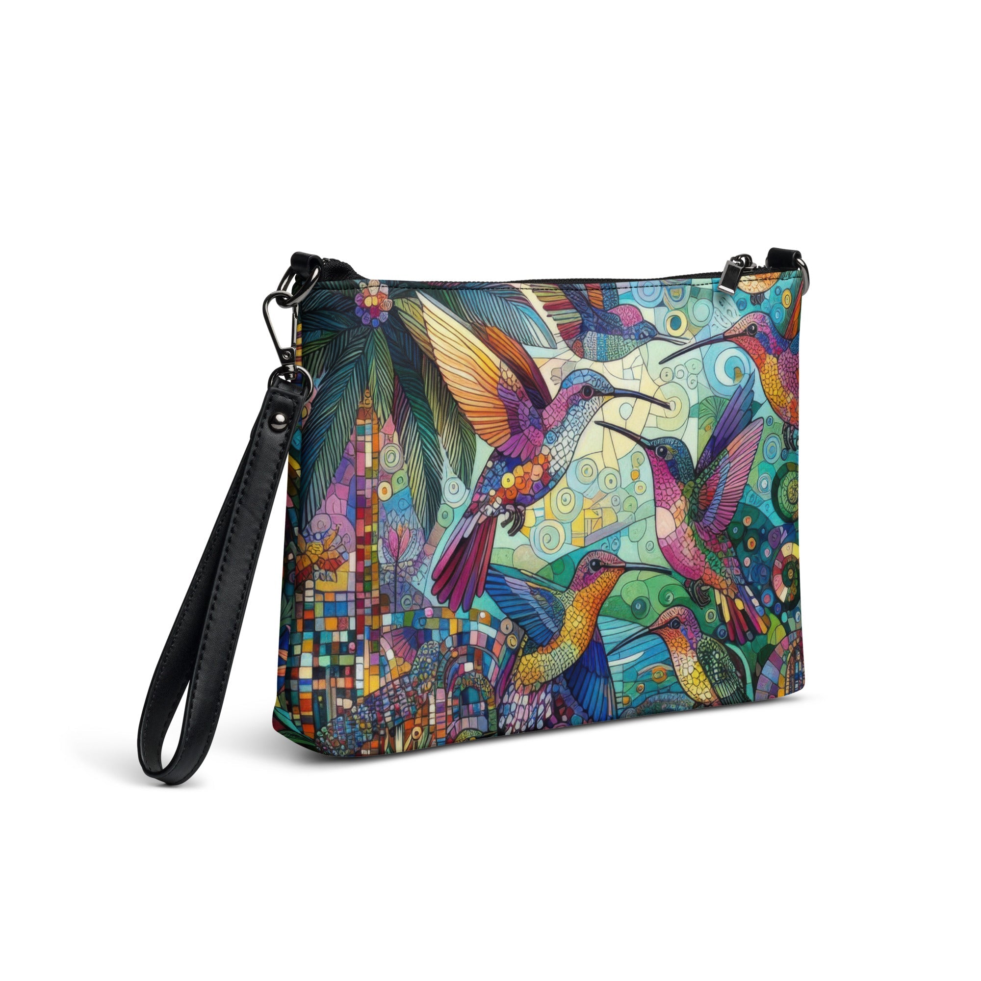 Hummingbird Kaleidoscope Crossbody bag - Gregg Acini Adoree Designs - Handbag