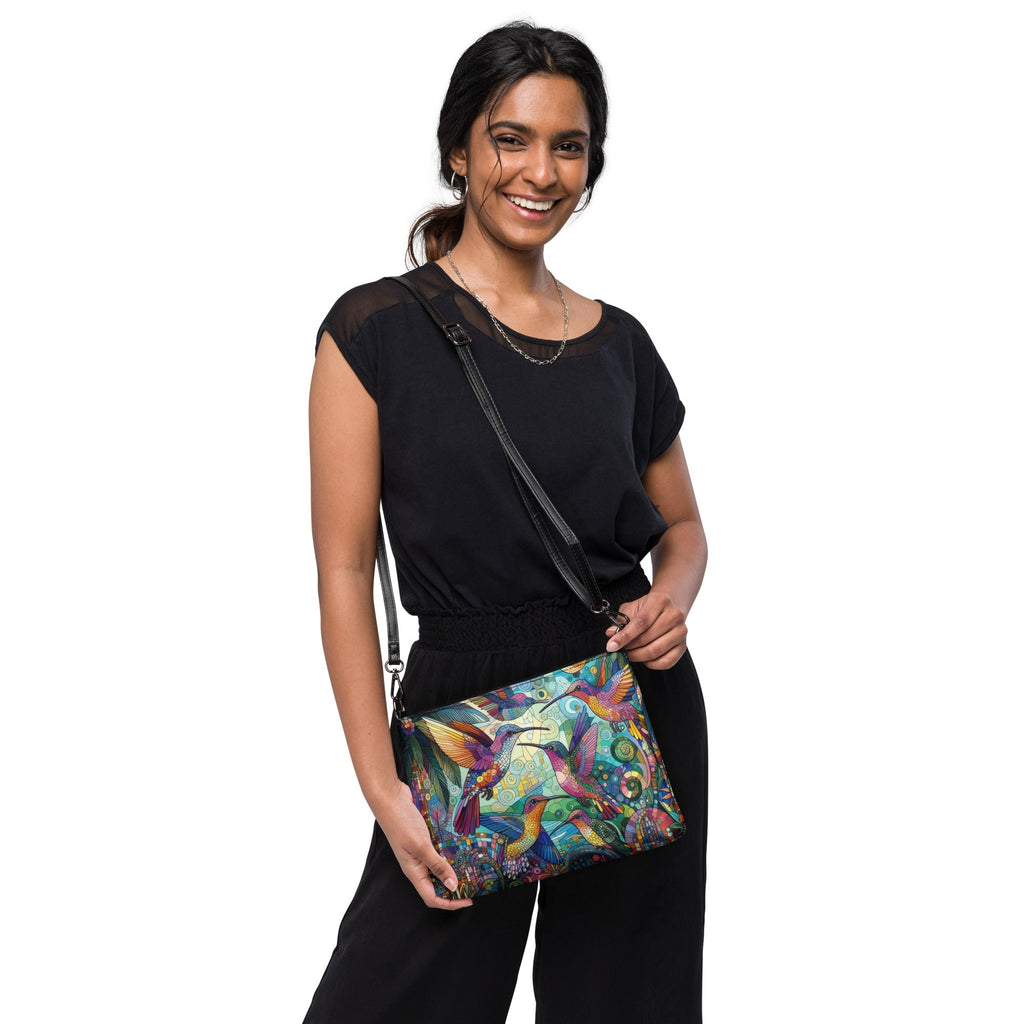 Hummingbird Kaleidoscope Crossbody bag - Gregg Acini Adoree Designs - Handbag