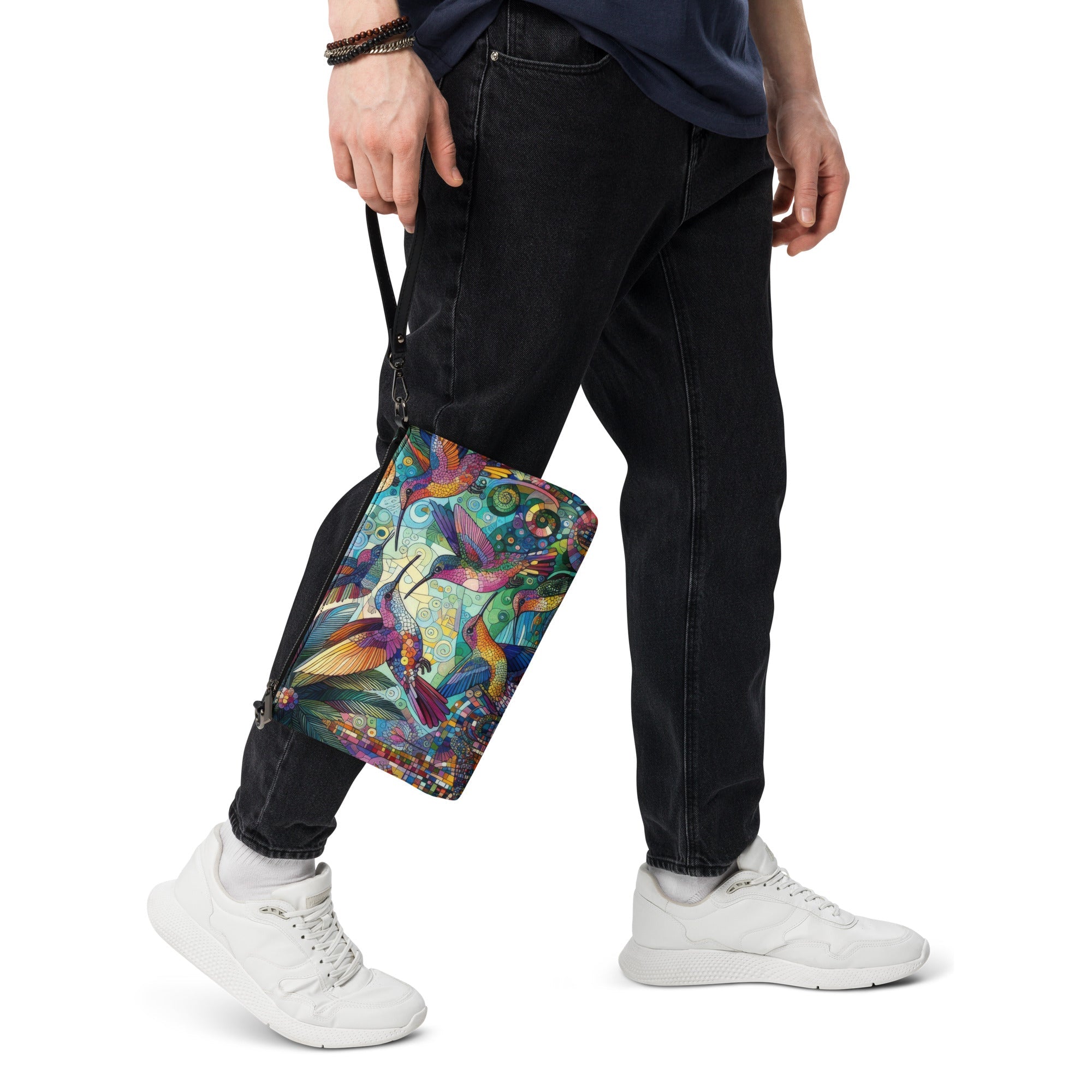 Hummingbird Kaleidoscope Crossbody bag - Gregg Acini Adoree Designs - Handbag