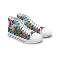 Hummingbird Kaleidoscope High Top Sneakers for Women - Gregg Acini Adoree Designs - Shoes