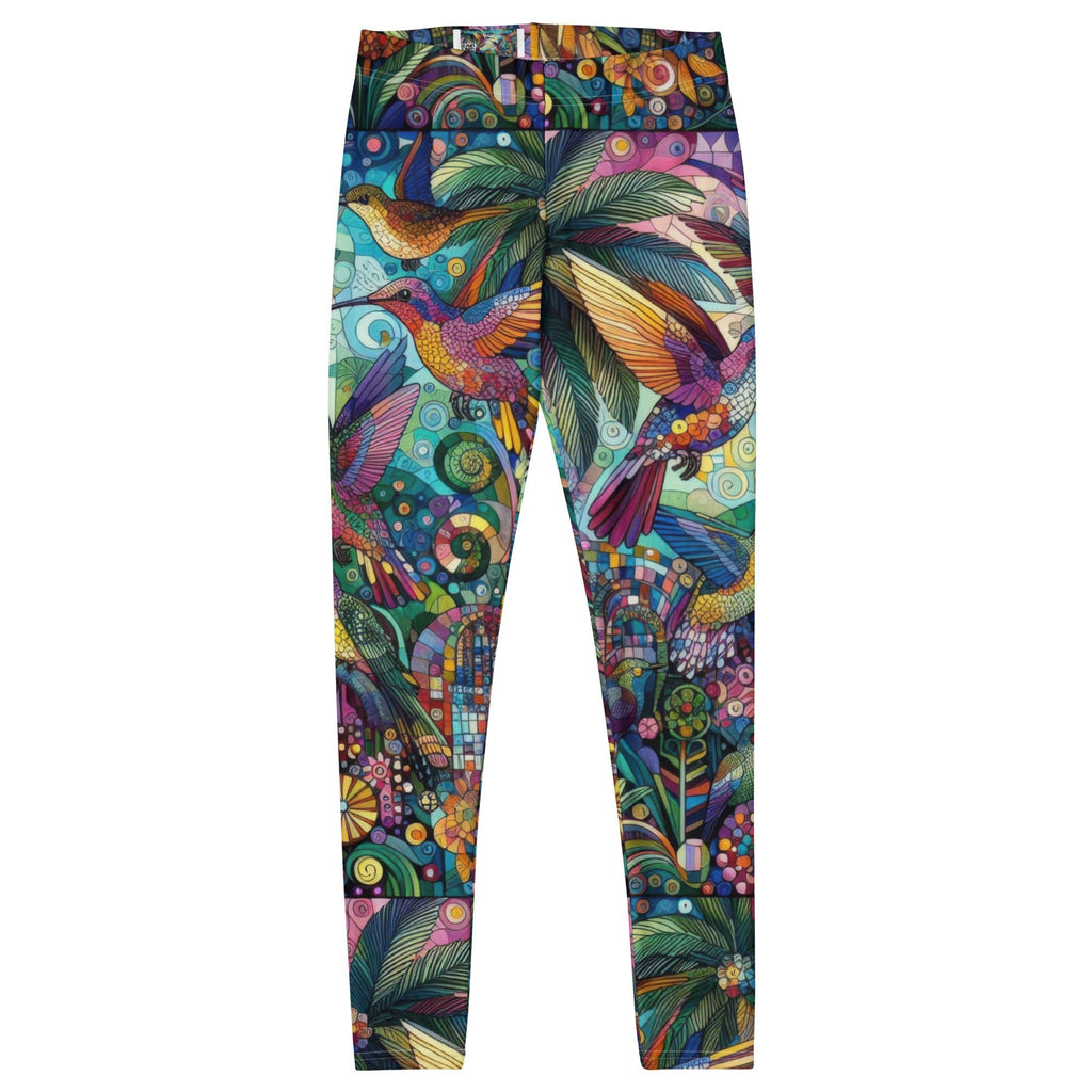 Hummingbird Kaleidoscope Leggings - Gregg Acini Adoree Designs - Leggings