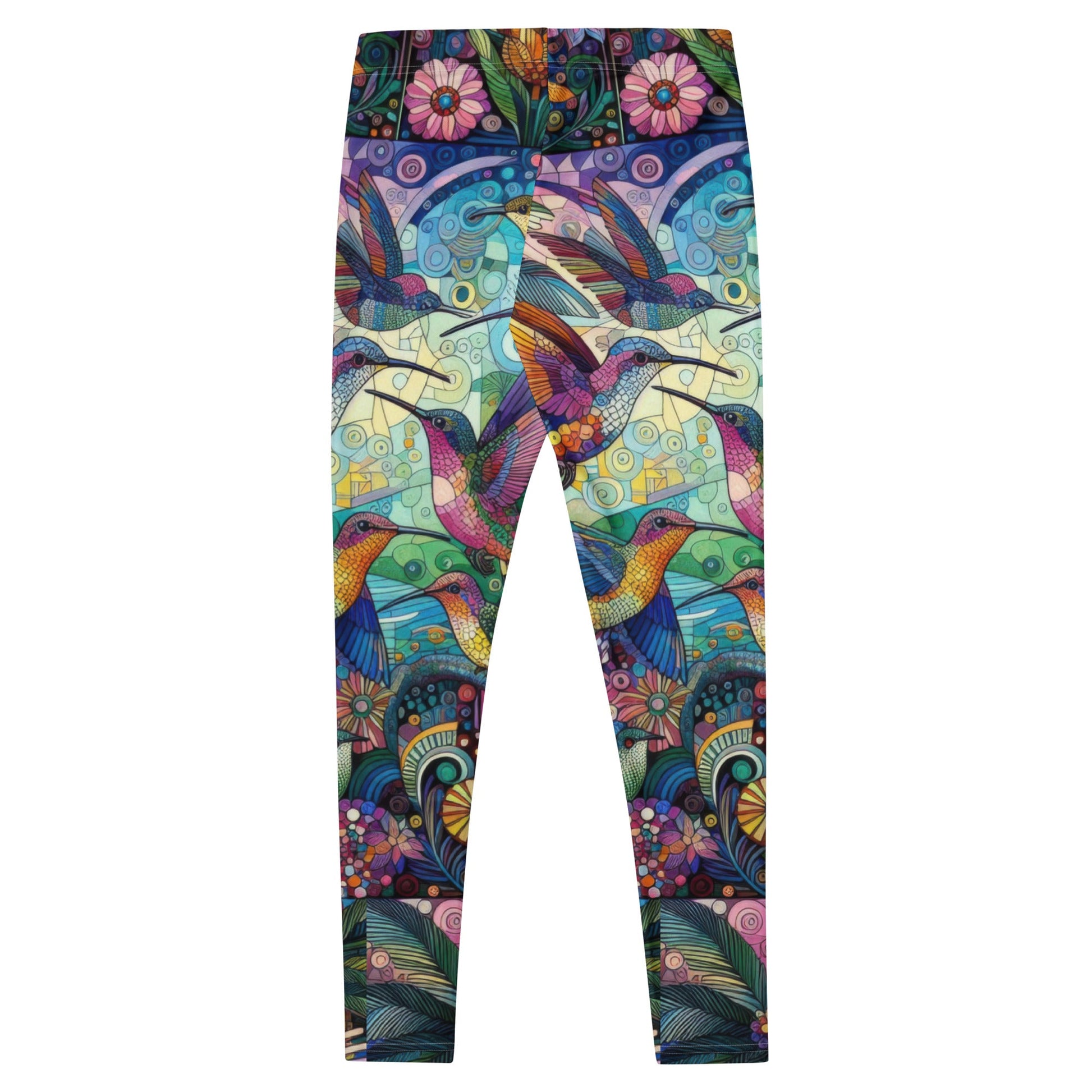 Hummingbird Kaleidoscope Leggings - Gregg Acini Adoree Designs - Leggings
