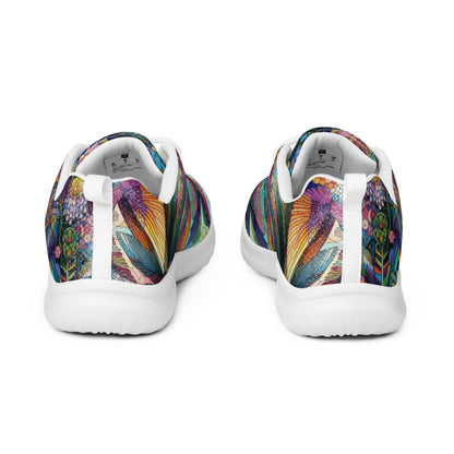 Hummingbird Kaleidoscope Men’s athletic shoes by Gregg Acini Adoree Designs - Gregg Acini Adoree Designs - Shoes