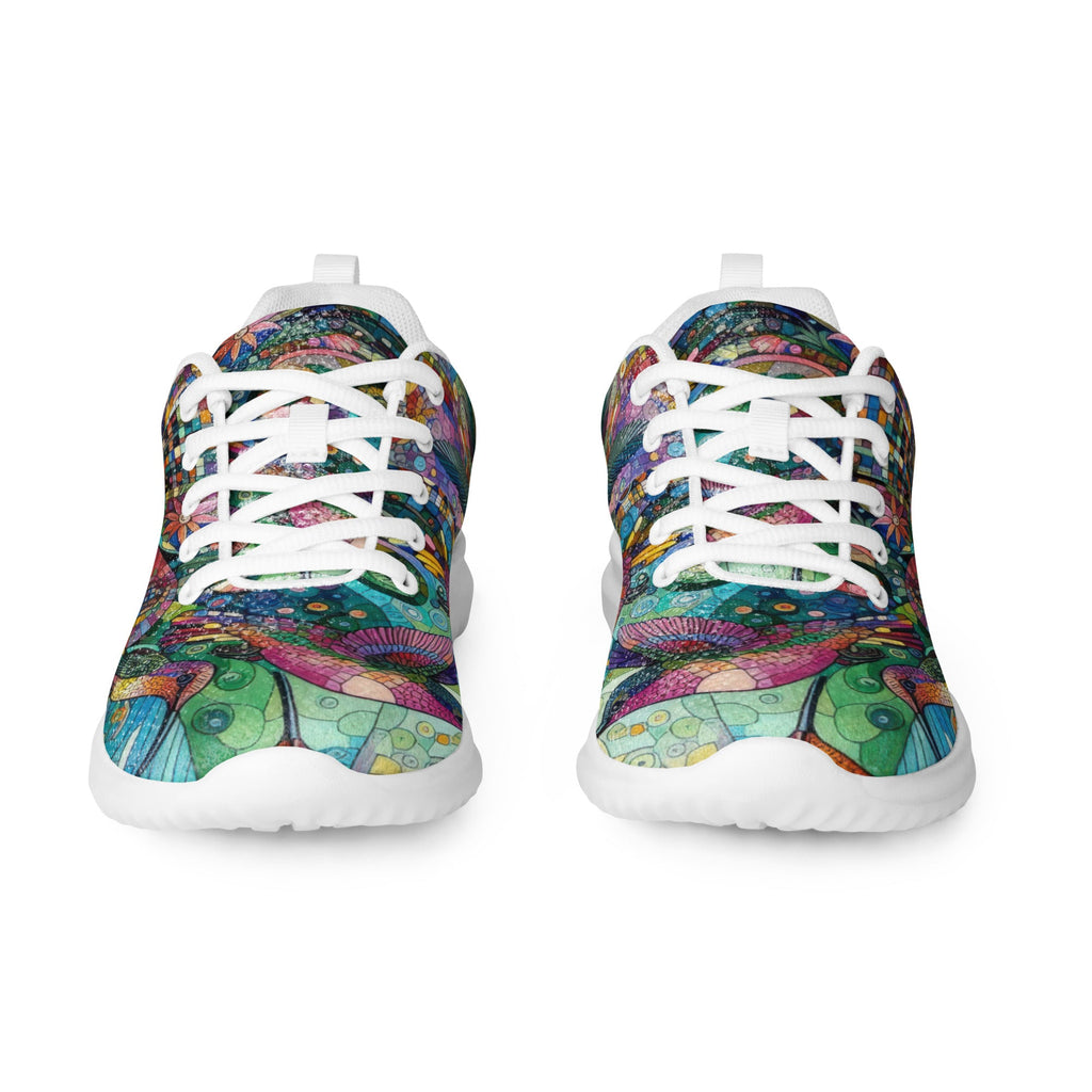 Hummingbird Kaleidoscope Men’s athletic shoes by Gregg Acini Adoree Designs - Gregg Acini Adoree Designs - Shoes