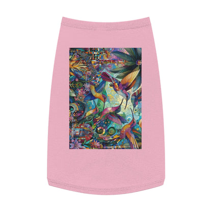 Hummingbird Kaleidoscope Pet Tank Top by Gregg Acini Adoree Designs - Gregg Acini Adoree Designs - Pets
