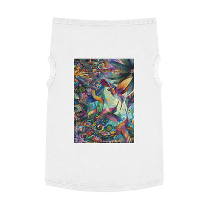Hummingbird Kaleidoscope Pet Tank Top by Gregg Acini Adoree Designs - Gregg Acini Adoree Designs - Pets