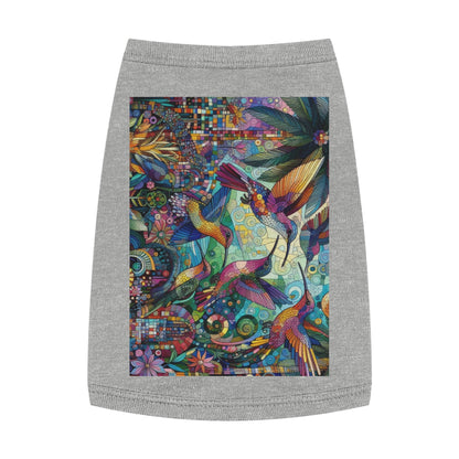 Hummingbird Kaleidoscope Pet Tank Top by Gregg Acini Adoree Designs - Gregg Acini Adoree Designs - Pets