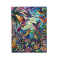Hummingbird Kaleidoscope Plush Blanket by Gregg Acini Adoree Designs - Gregg Acini Adoree Designs - Blanket