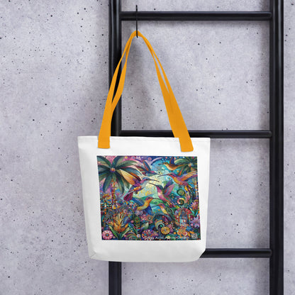 Hummingbird Kaleidoscope Tote bag by Gregg Acini Adoree Designs - Gregg Acini Adoree Designs - Tote Bag