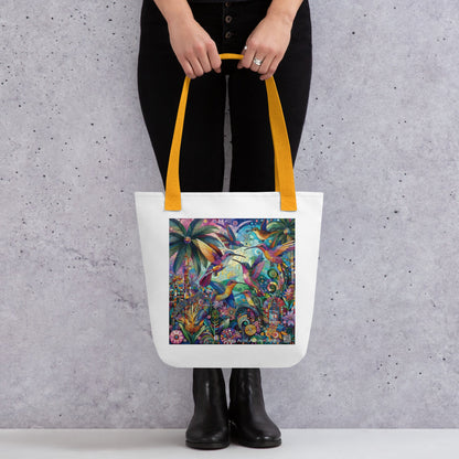 Hummingbird Kaleidoscope Tote bag by Gregg Acini Adoree Designs - Gregg Acini Adoree Designs - Tote Bag