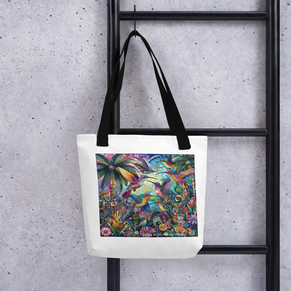 Hummingbird Kaleidoscope Tote bag by Gregg Acini Adoree Designs - Gregg Acini Adoree Designs - Tote Bag