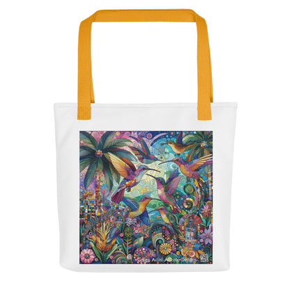 Hummingbird Kaleidoscope Tote bag by Gregg Acini Adoree Designs - Gregg Acini Adoree Designs - Tote Bag