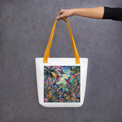 Hummingbird Kaleidoscope Tote bag by Gregg Acini Adoree Designs - Gregg Acini Adoree Designs - Tote Bag