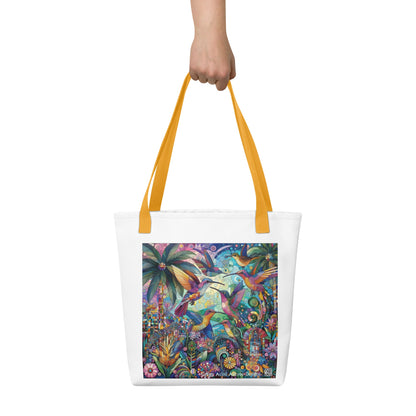 Hummingbird Kaleidoscope Tote bag by Gregg Acini Adoree Designs - Gregg Acini Adoree Designs - Tote Bag