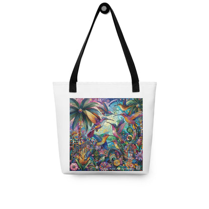 Hummingbird Kaleidoscope Tote bag by Gregg Acini Adoree Designs - Gregg Acini Adoree Designs - Tote Bag