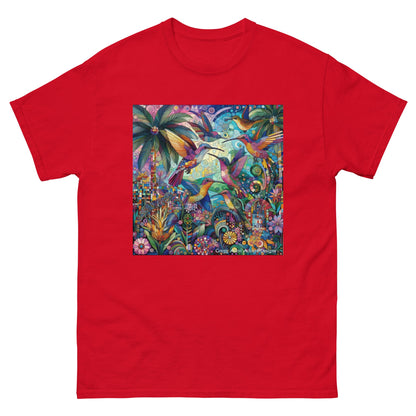 Hummingbird Kaleidoscope Unisex classic tee by Gregg Acini Adoree Designs - Gregg Acini Adoree Designs - Tee Shirt