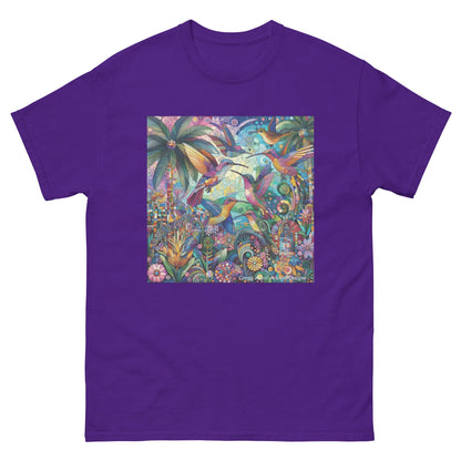 Hummingbird Kaleidoscope Unisex classic tee by Gregg Acini Adoree Designs - Gregg Acini Adoree Designs - Tee Shirt