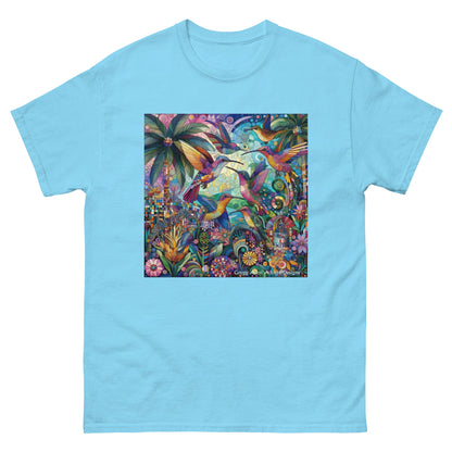Hummingbird Kaleidoscope Unisex classic tee by Gregg Acini Adoree Designs - Gregg Acini Adoree Designs - Tee Shirt