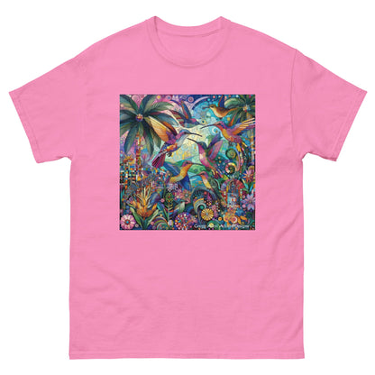Hummingbird Kaleidoscope Unisex classic tee by Gregg Acini Adoree Designs - Gregg Acini Adoree Designs - Tee Shirt