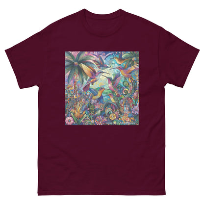 Hummingbird Kaleidoscope Unisex classic tee by Gregg Acini Adoree Designs - Gregg Acini Adoree Designs - Tee Shirt