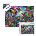 Hummingbird Kaleidoscope Wooden Jigsaw Puzzles 500 pcs - Gregg Acini Adoree Designs - Jigsaw Puzzle