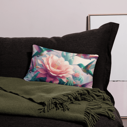 Hummingbirds and Cactus Pillow Case by Gregg Acini Adoree Designs - Gregg Acini Adoree Designs - Pillowcase