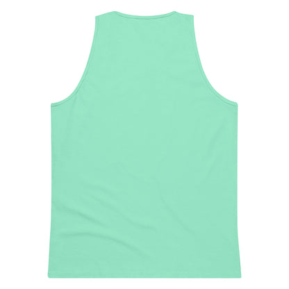 Hummingbirds and Clocks Men’s premium tank top - Gregg Acini Adoree Designs - Tank Top