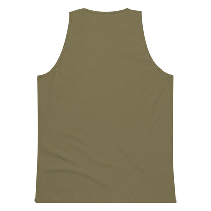 Hummingbirds and Clocks Men’s premium tank top - Gregg Acini Adoree Designs - Tank Top