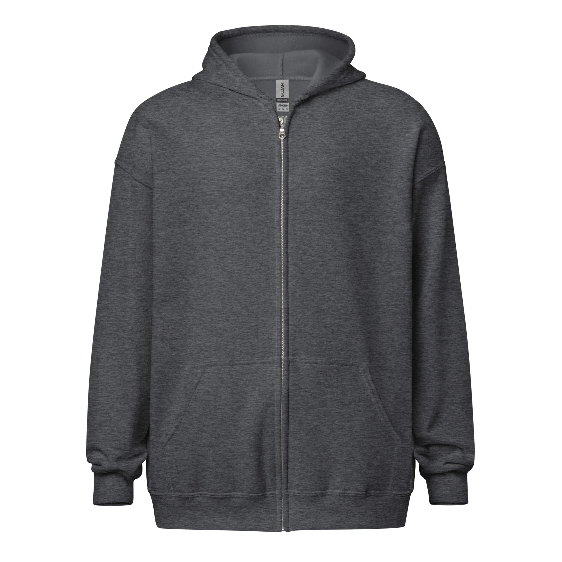 Hummingbirds and Clocks Unisex heavy blend zip hoodie - Gregg Acini Adoree Designs - Hoodie