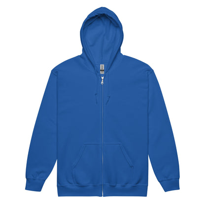Hummingbirds and Clocks Unisex heavy blend zip hoodie - Gregg Acini Adoree Designs - Hoodie