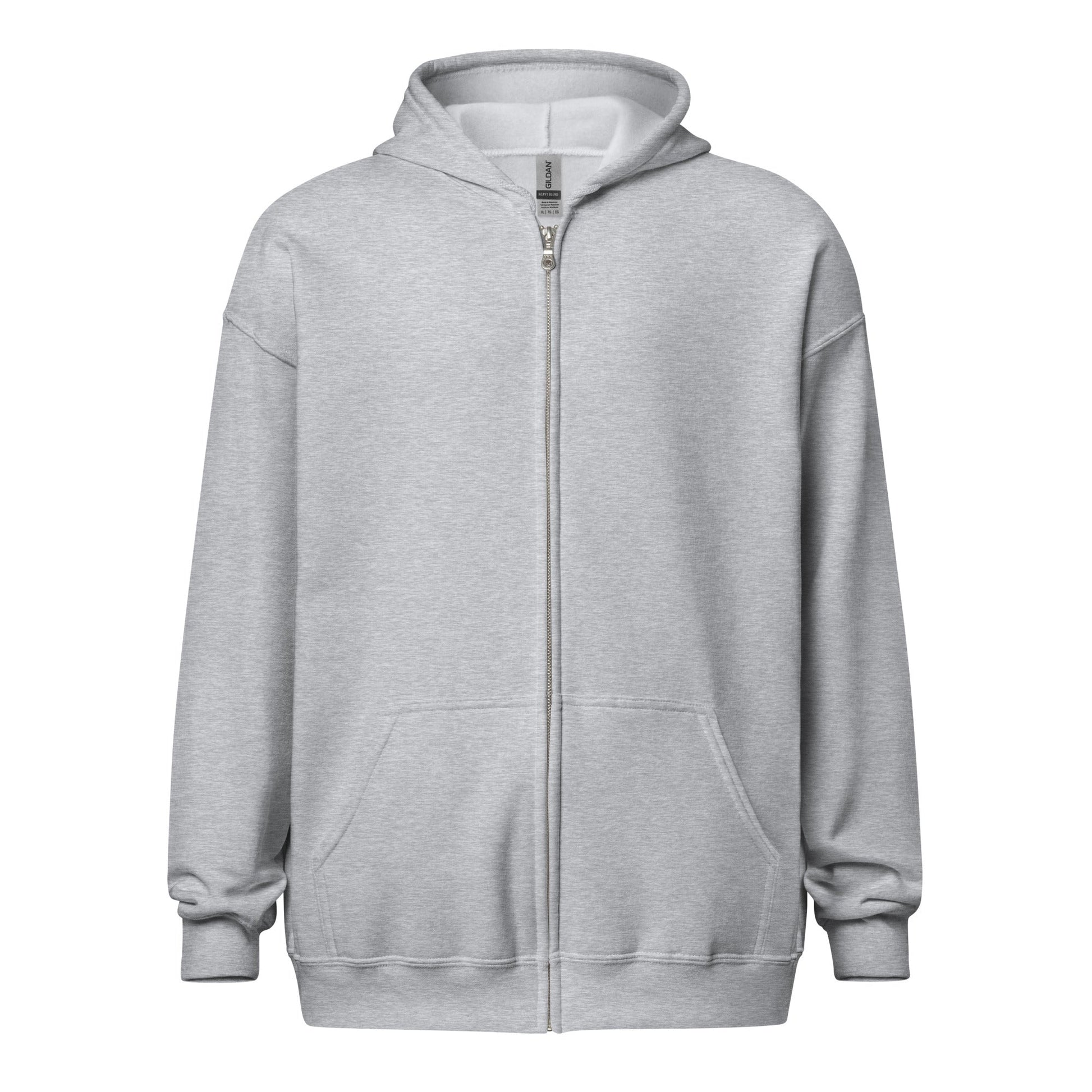 Hummingbirds and Clocks Unisex heavy blend zip hoodie - Gregg Acini Adoree Designs - Hoodie