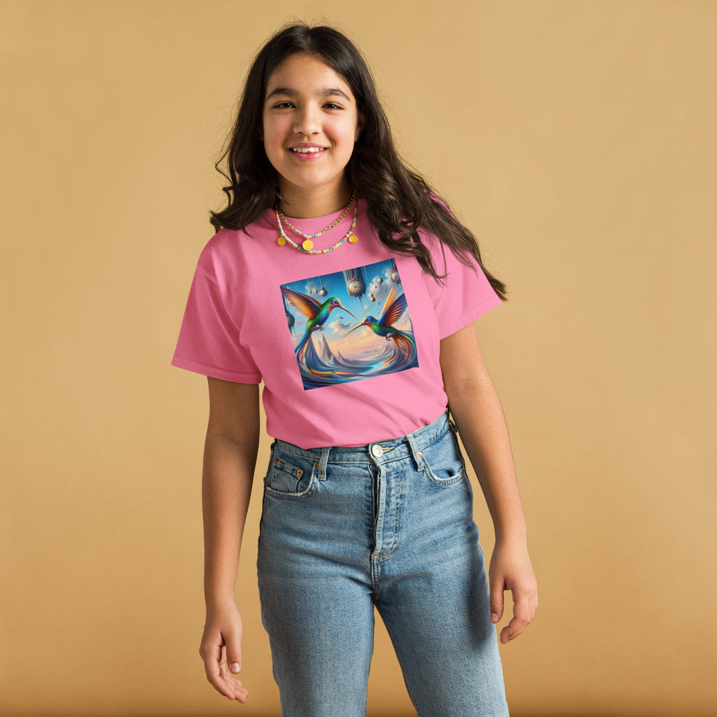 Hummingbirds and Clocks Youth classic tee by Gregg Acini Adoree Designs - Gregg Acini Adoree Designs - Youth T-Shirt