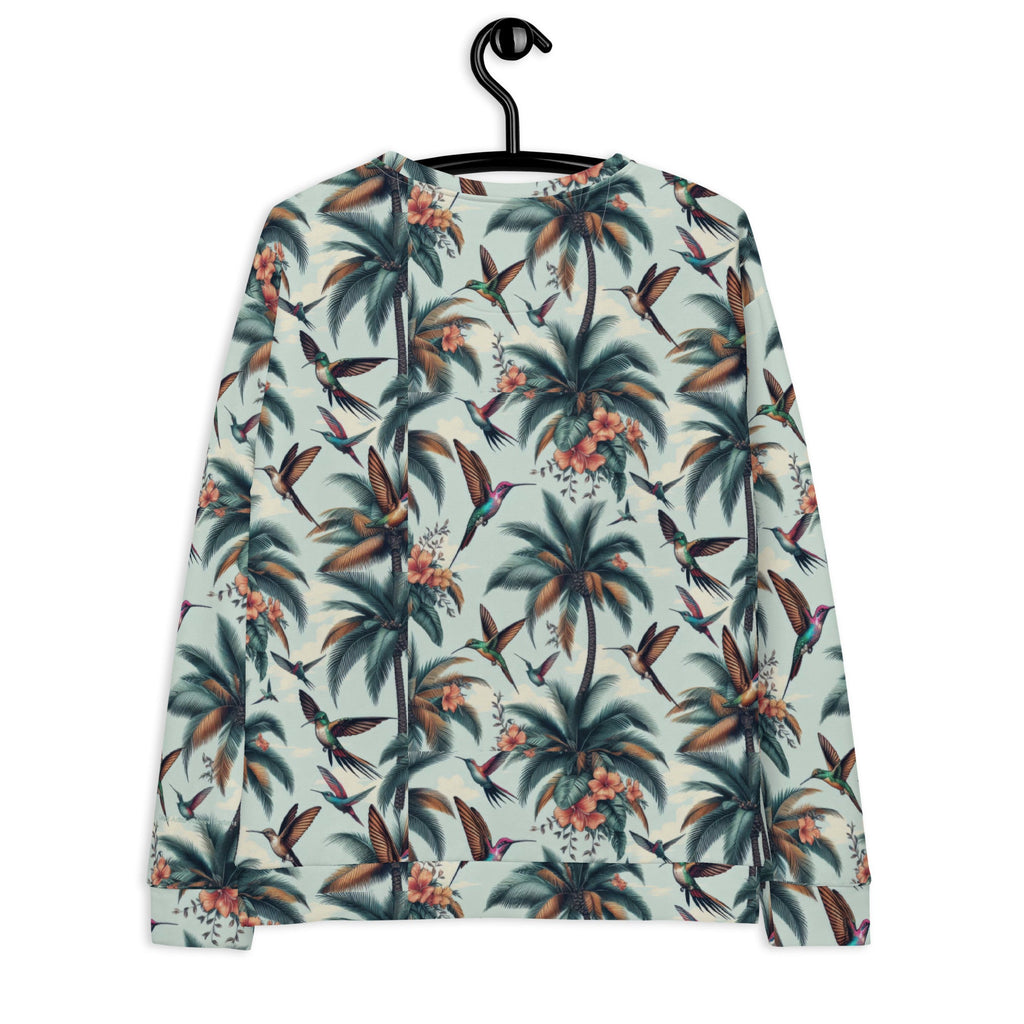 Hummingbirds and Palms Unisex Sweatshirt by Gregg Acini Adoree Designs - Gregg Acini Adoree Designs - Sweatshirt
