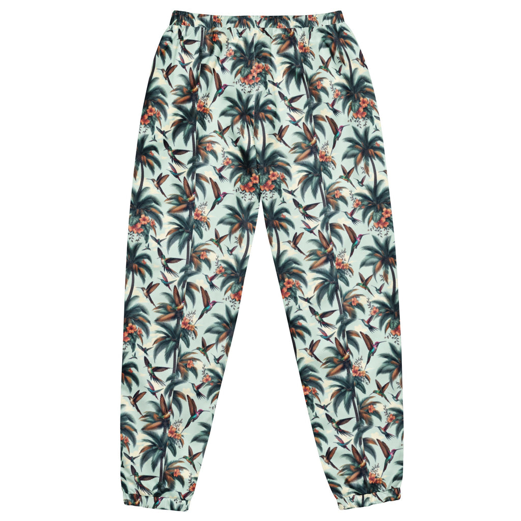 Hummingbirds and Palms Unisex track pants - Gregg Acini Adoree Designs - Track Pants