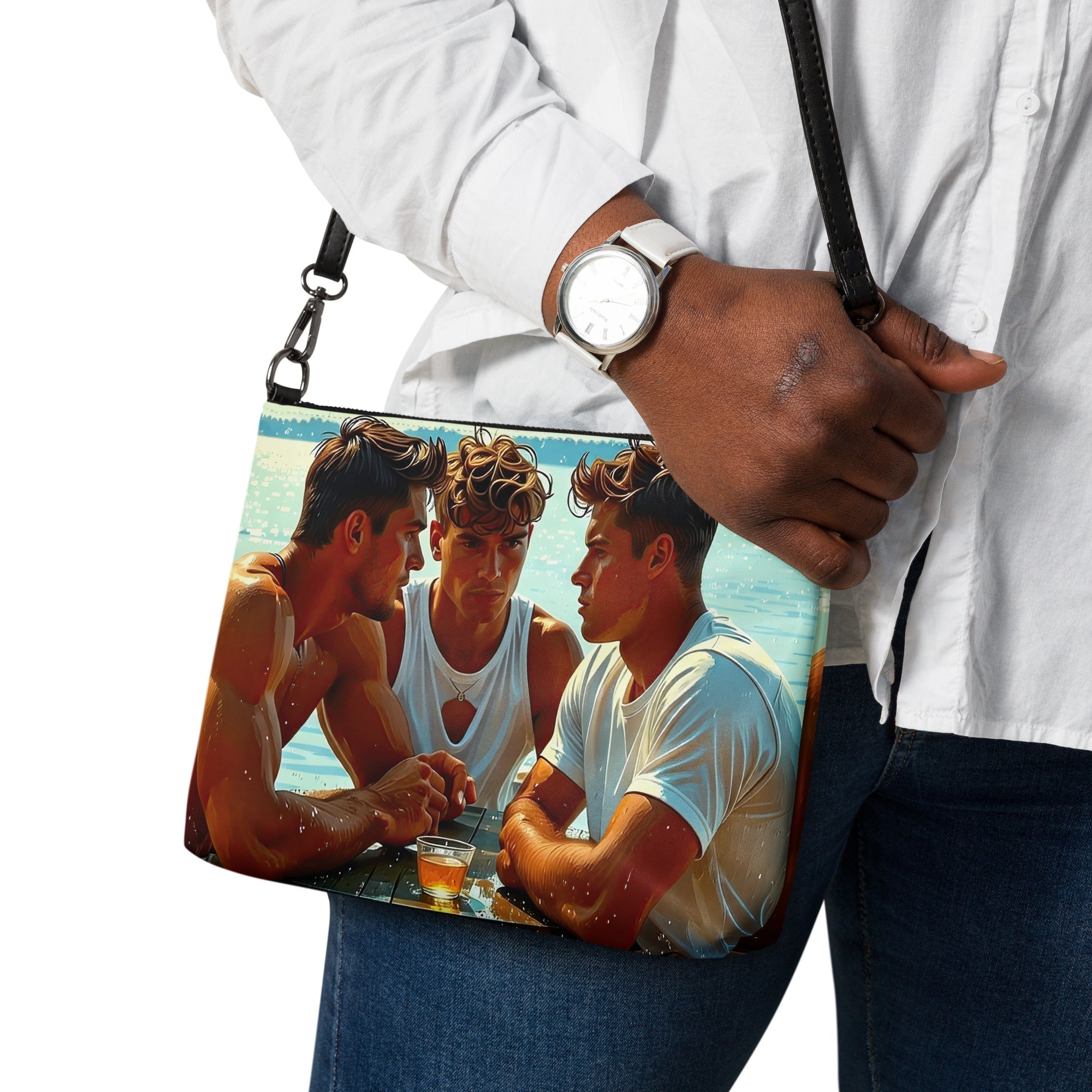 Intensite des Hommes Crossbody bag - Gregg Acini Adoree Designs - Handbag