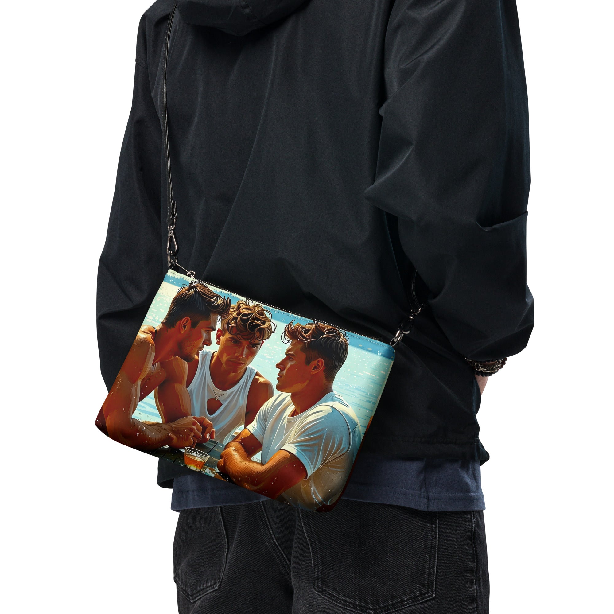 Intensite des Hommes Crossbody bag - Gregg Acini Adoree Designs - Handbag