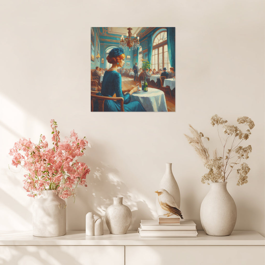 Josephine Alone 1:1 Ratio Canvas Painting - Gregg Acini Adoree Designs - Canvas