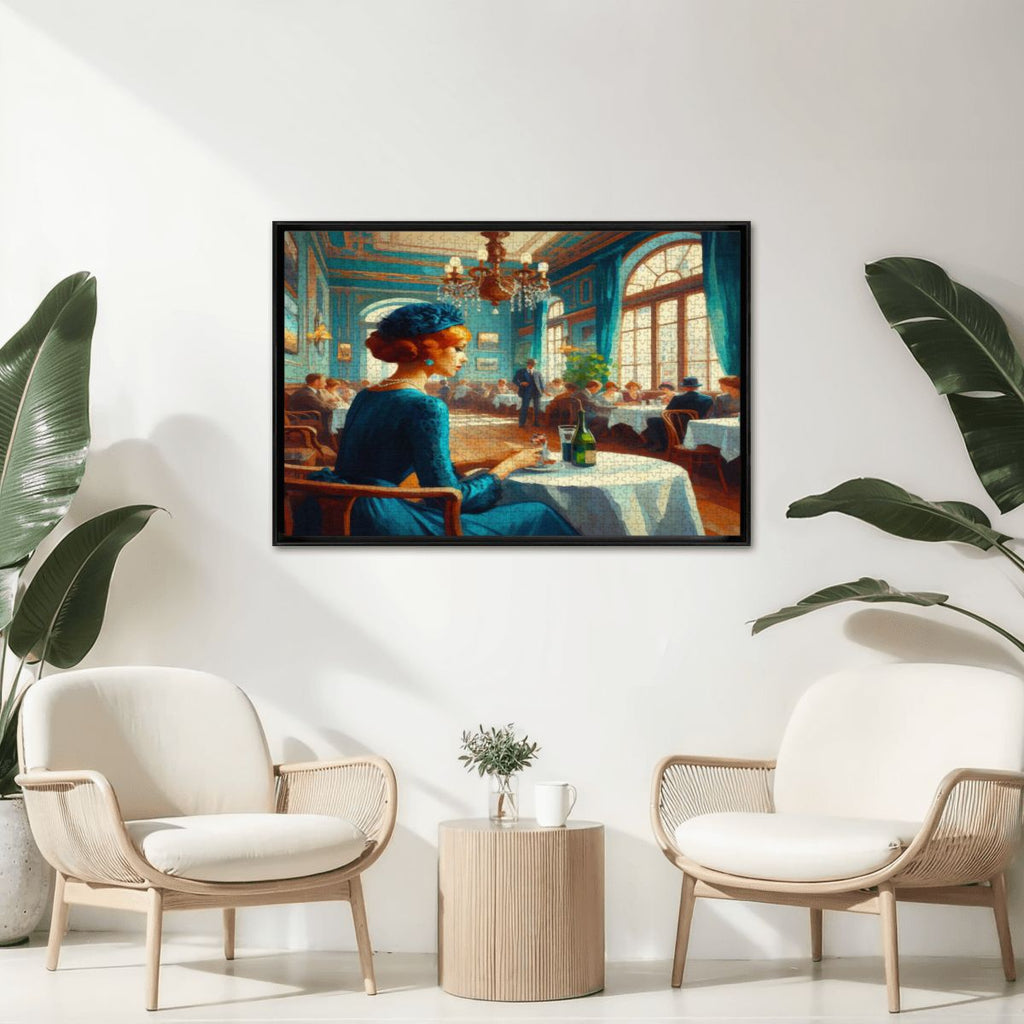 Josephine Alone Wooden Jigsaw Puzzles 1000 pcs - Gregg Acini Adoree Designs - Jigsaw Puzzle