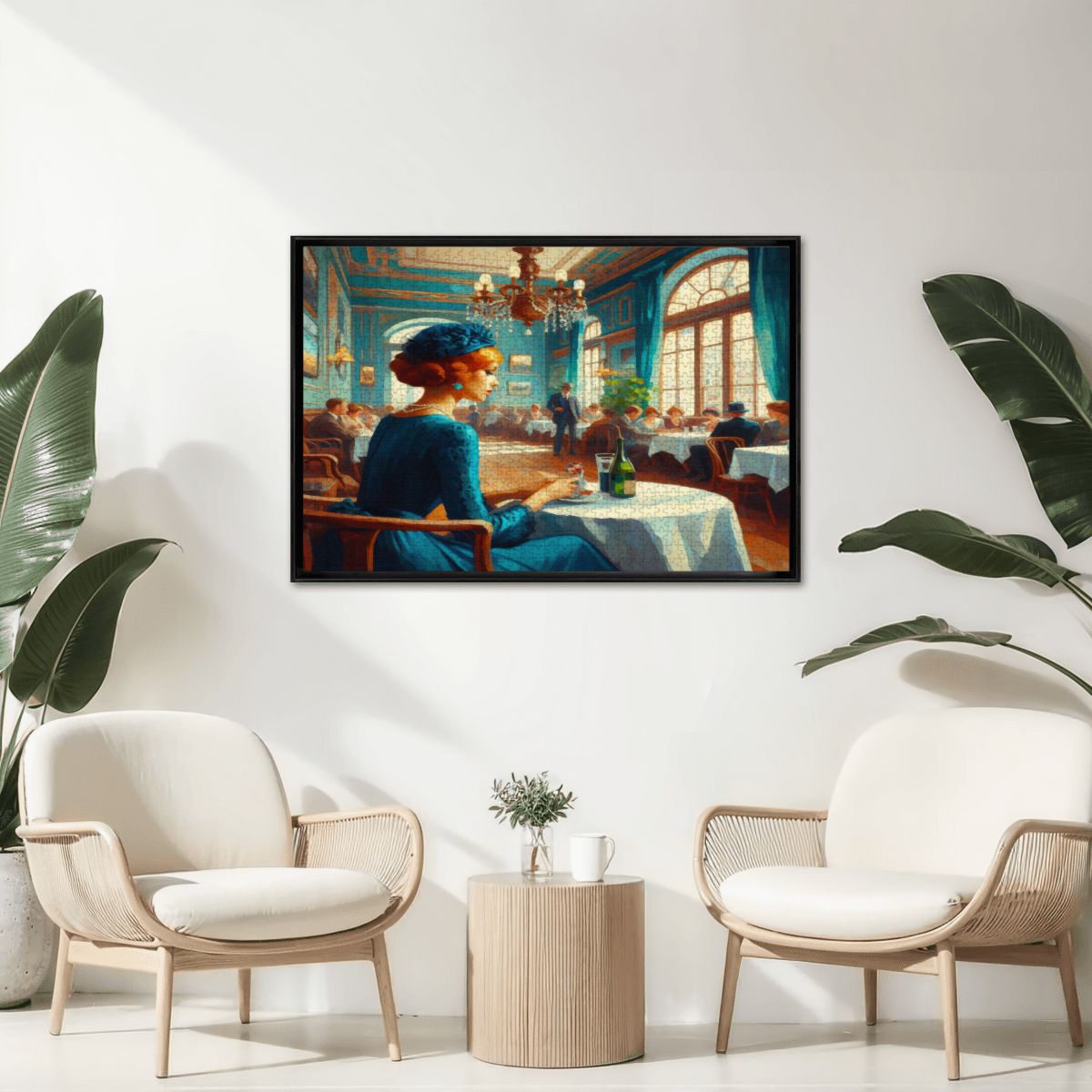 Josephine Alone Wooden Jigsaw Puzzles 1000 pcs - Gregg Acini Adoree Designs - Jigsaw Puzzle