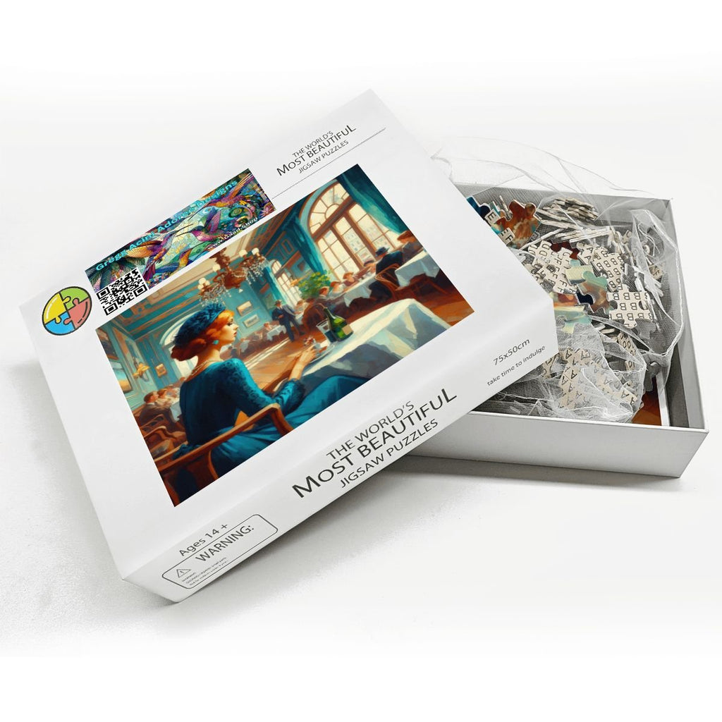 Josephine Alone Wooden Jigsaw Puzzles 1000 pcs - Gregg Acini Adoree Designs - Jigsaw Puzzle