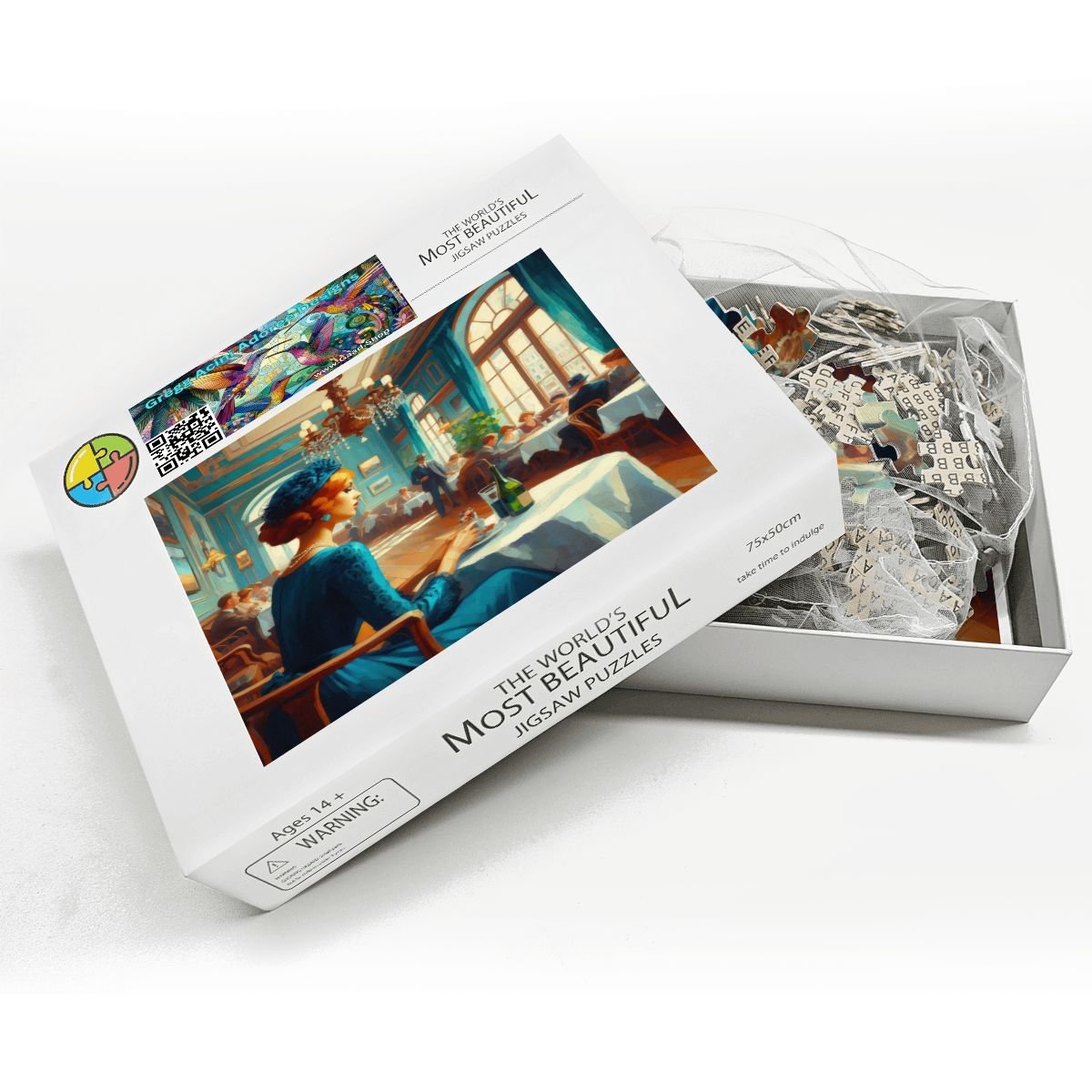 Josephine Alone Wooden Jigsaw Puzzles 1000 pcs - Gregg Acini Adoree Designs - Jigsaw Puzzle