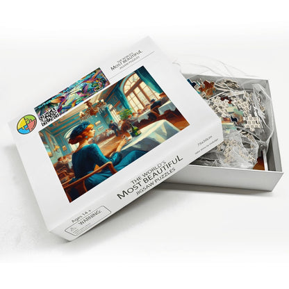 Josephine Alone Wooden Jigsaw Puzzles 1000 pcs - Gregg Acini Adoree Designs - Jigsaw Puzzle