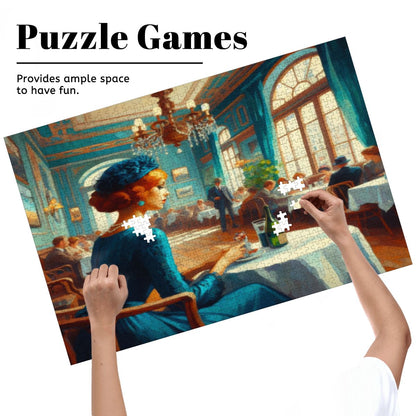 Josephine Alone Wooden Jigsaw Puzzles 1000 pcs - Gregg Acini Adoree Designs - Jigsaw Puzzle