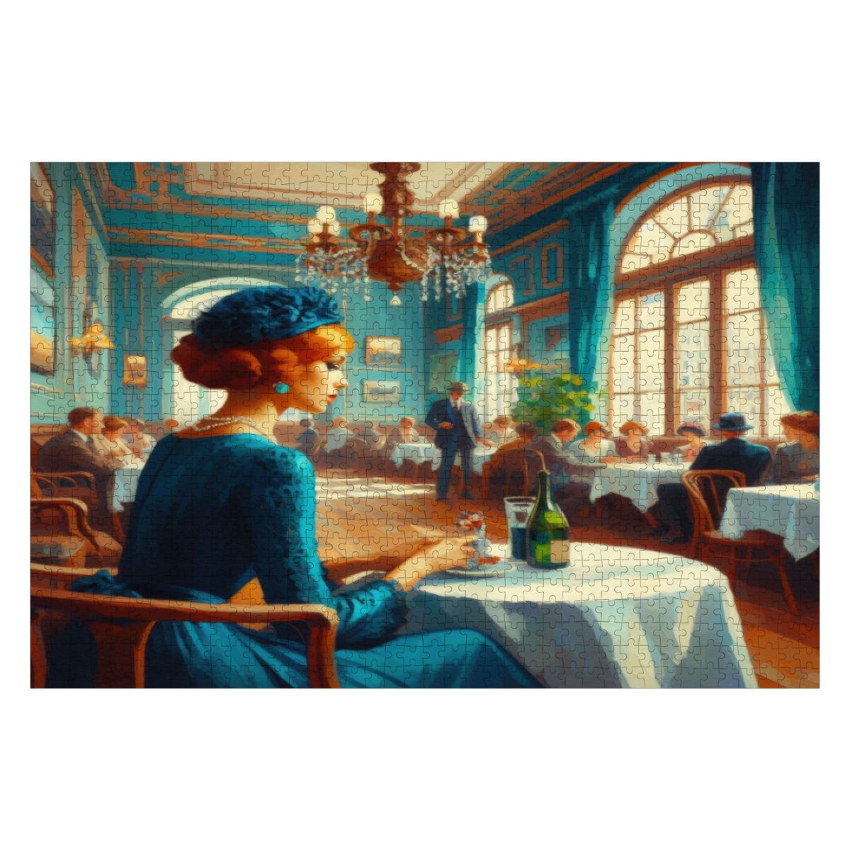 Josephine Alone Wooden Jigsaw Puzzles 1000 pcs - Gregg Acini Adoree Designs - Jigsaw Puzzle