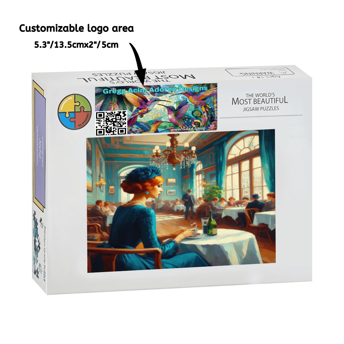 Josephine Alone Wooden Jigsaw Puzzles 1000 pcs - Gregg Acini Adoree Designs - Jigsaw Puzzle