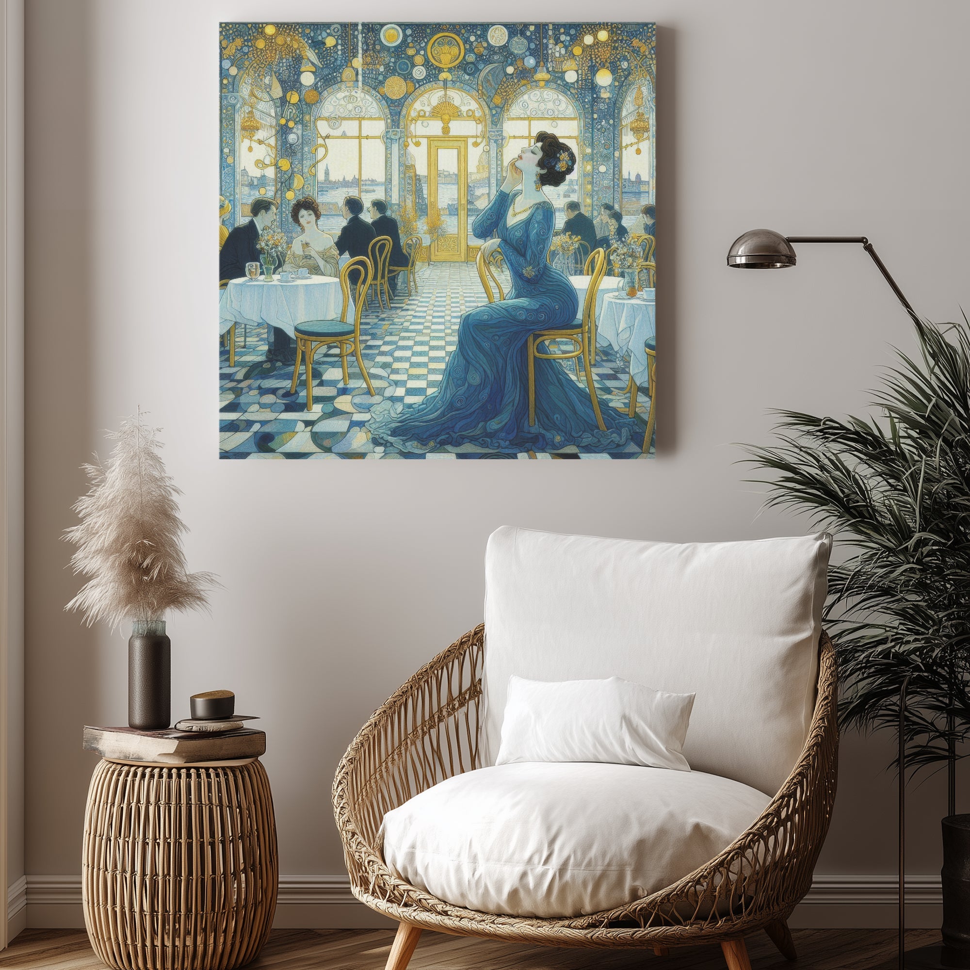 Julia 1:1 Ratio Canvas Print - Gregg Acini Adoree Designs - Made in US