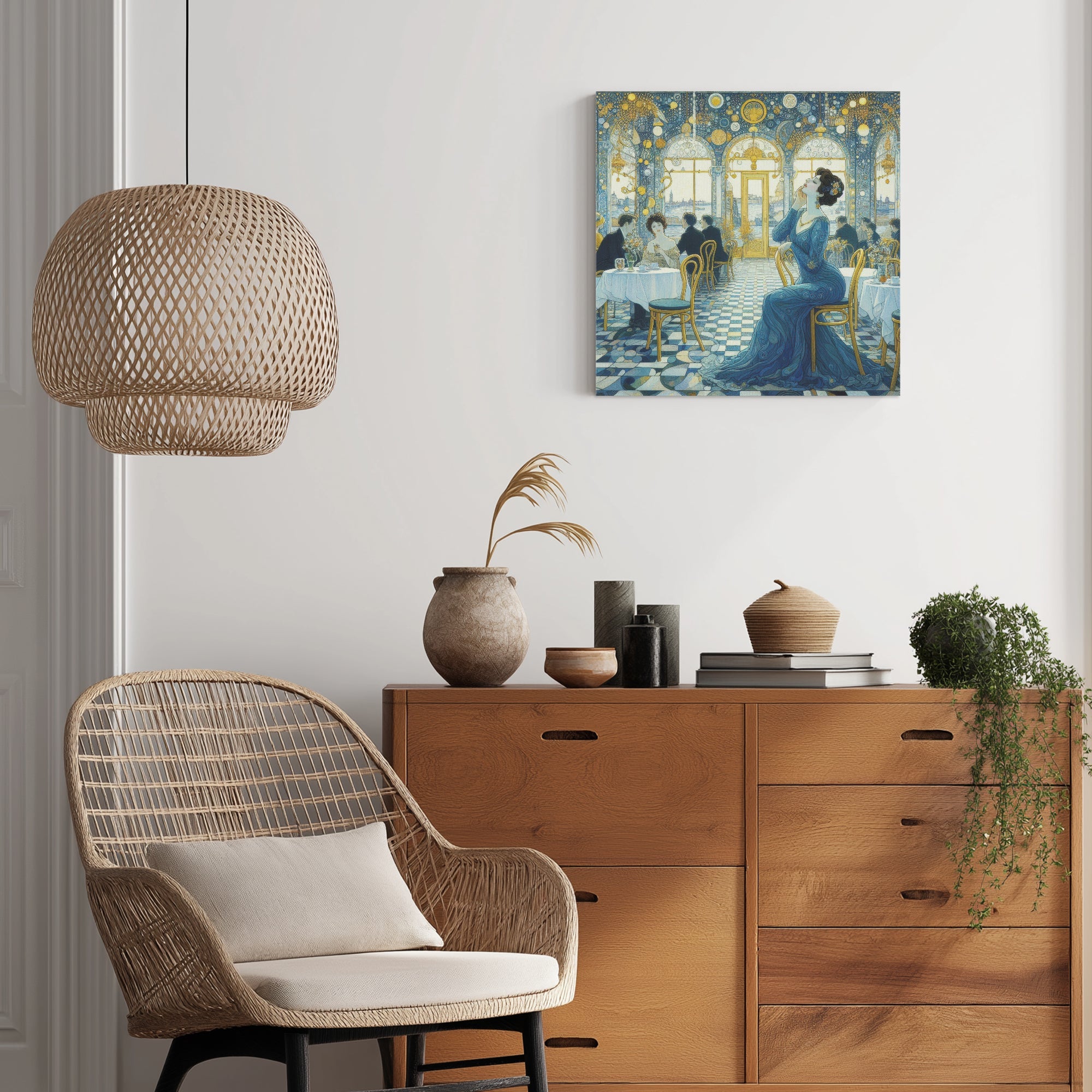 Julia 1:1 Ratio Canvas Print - Gregg Acini Adoree Designs - Made in US