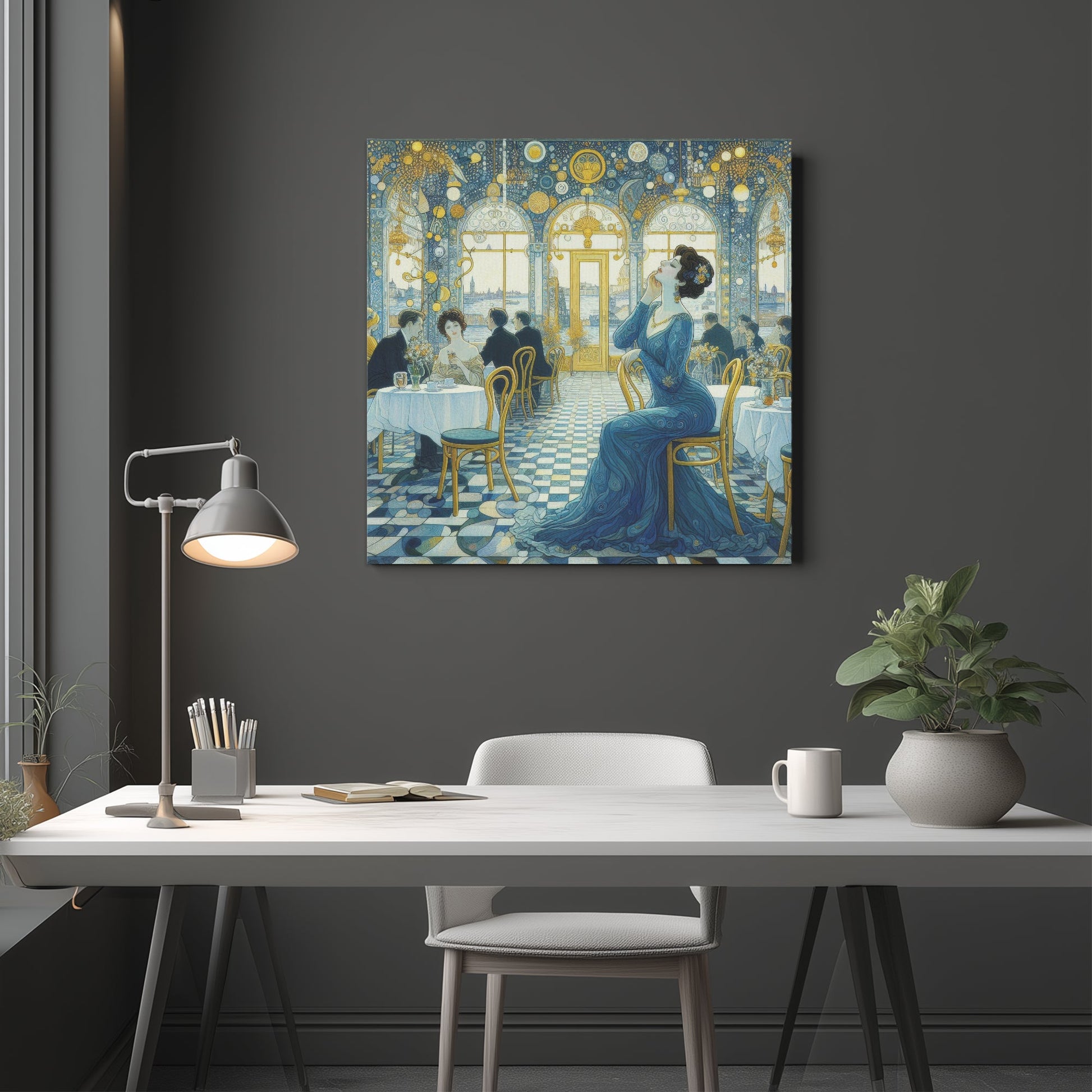 Julia 1:1 Ratio Canvas Print - Gregg Acini Adoree Designs - Made in US