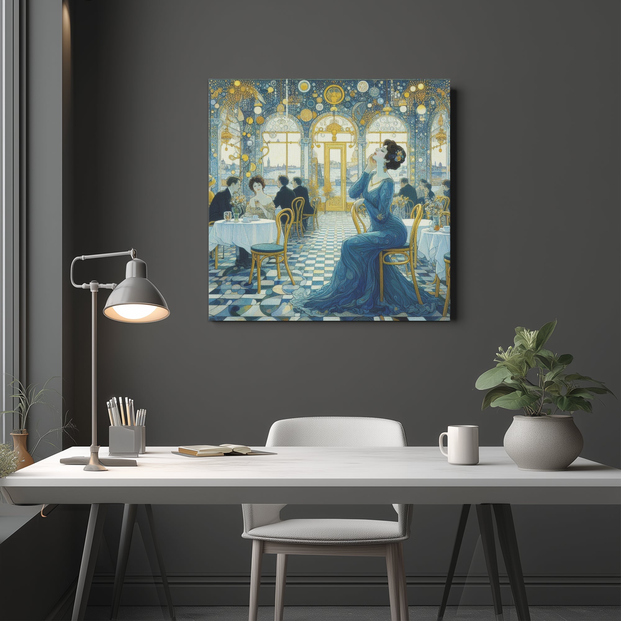 Julia 1:1 Ratio Canvas Print - Gregg Acini Adoree Designs - Made in US